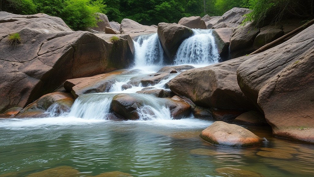 Air Terjun Tanah Merah di Samarinda