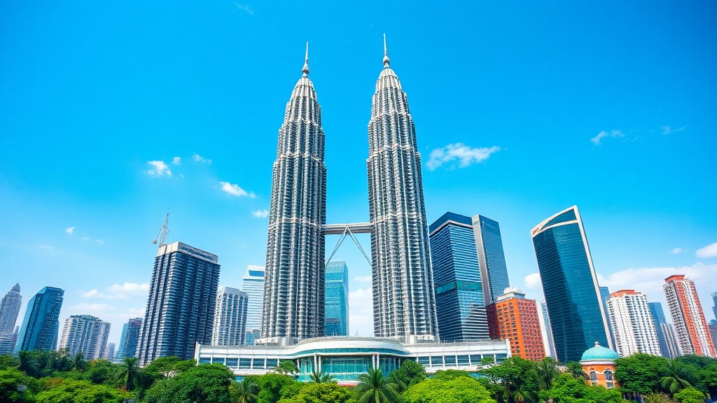 Menara Kembar Petronas di Kuala Lumpur