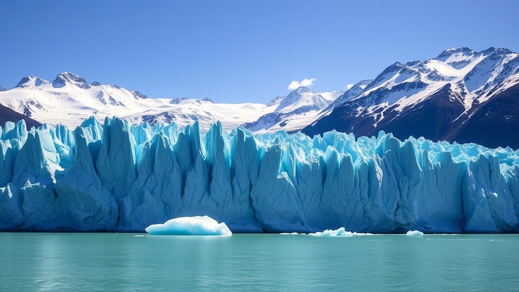 Pemandangan Gletser Perito Moreno di Patagonia, Argentina