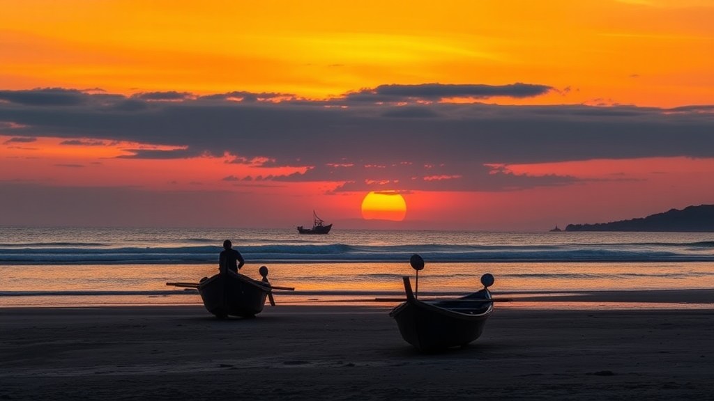 Matahari terbit di Pantai Sanur